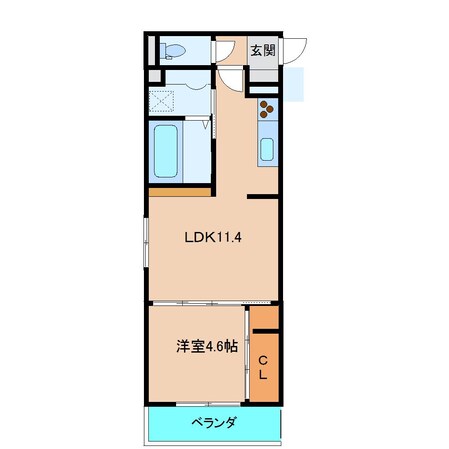 D-ROOM友田の物件間取画像